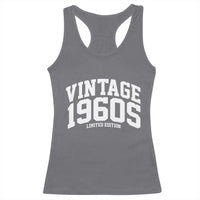 Vintage 1960s Limited Edition Racerback Tank Top Vintage Varsity Funny Cool 1960 Theme