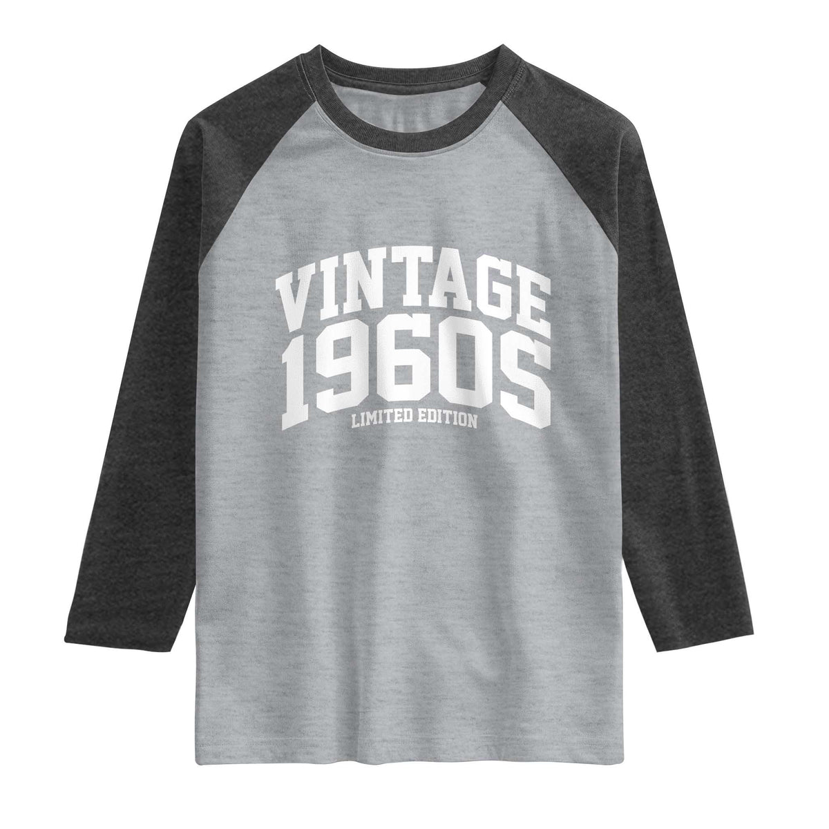 Vintage 1960s Limited Edition Raglan Shirt Vintage Varsity Funny Cool 1960 Theme