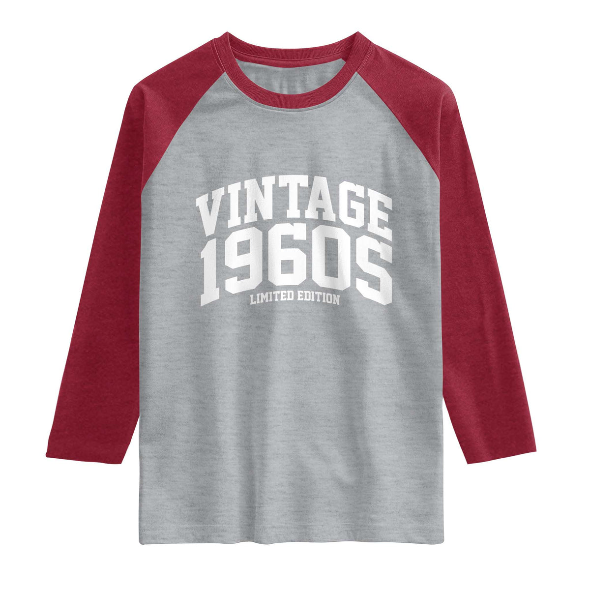 Vintage 1960s Limited Edition Raglan Shirt Vintage Varsity Funny Cool 1960 Theme