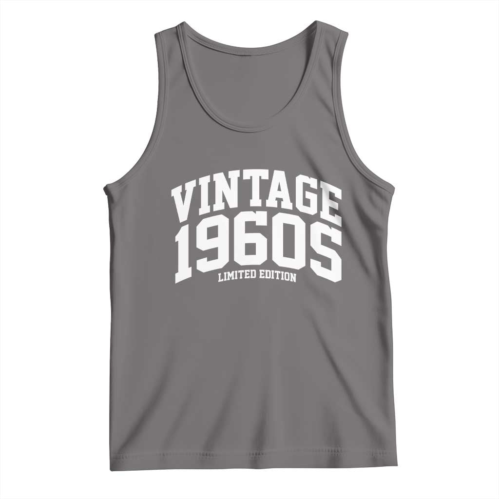 Vintage 1960s Limited Edition Tank Top Vintage Varsity Funny Cool 1960 Theme