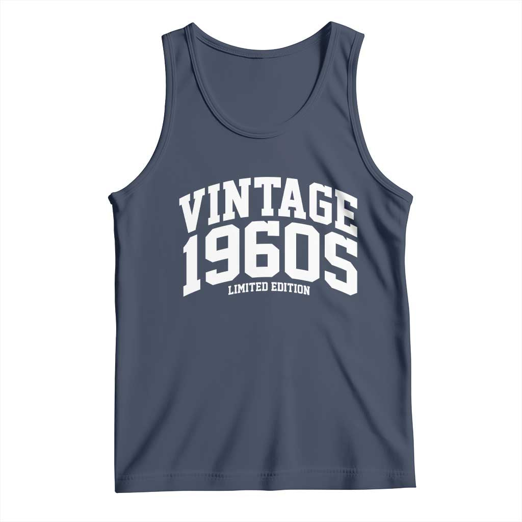 Vintage 1960s Limited Edition Tank Top Vintage Varsity Funny Cool 1960 Theme