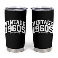 Vintage 1960s Limited Edition Tumbler Cup Vintage Varsity Funny Cool 1960 Theme