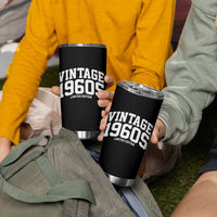 Vintage 1960s Limited Edition Tumbler Cup Vintage Varsity Funny Cool 1960 Theme
