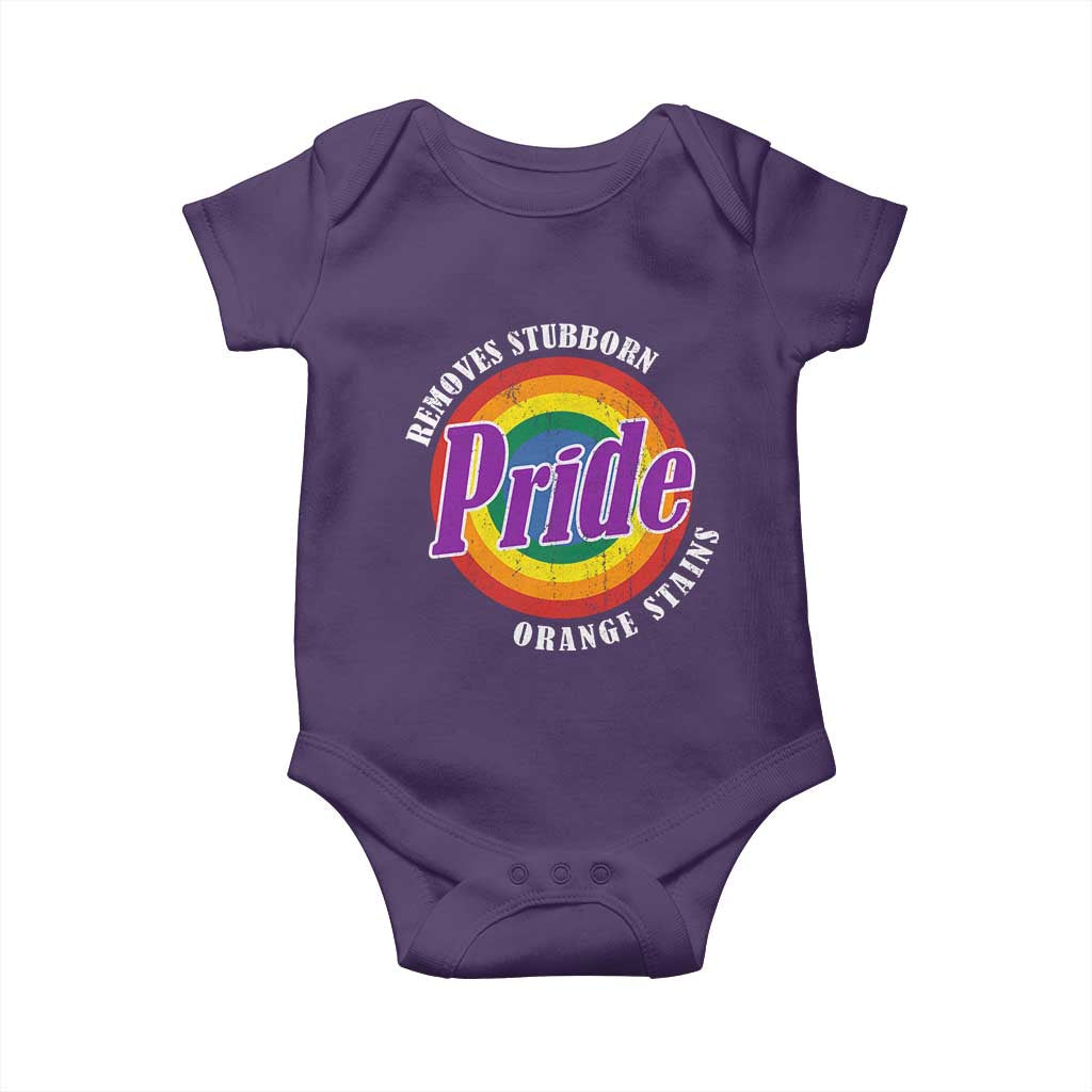 Pride Removes Stubborn Orange Stains Baby Onesie Pride Month LGBTQ