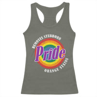 Pride Removes Stubborn Orange Stains Racerback Tank Top Pride Month LGBTQ