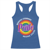 Pride Removes Stubborn Orange Stains Racerback Tank Top Pride Month LGBTQ
