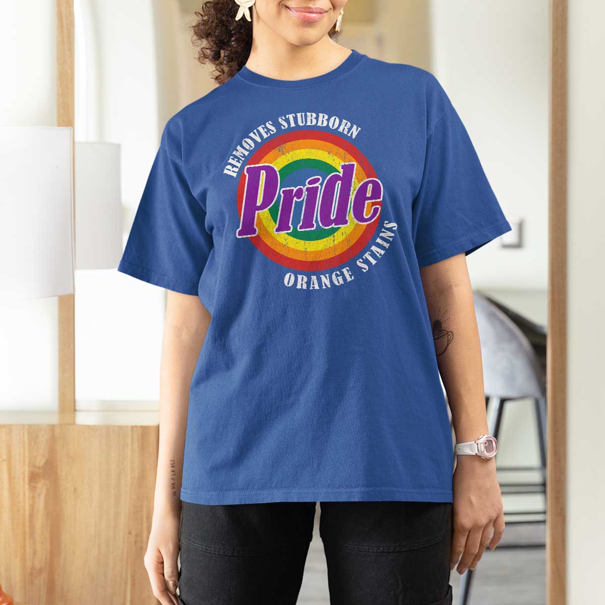 Pride Removes Stubborn Orange Stains T Shirt For Women Pride Month LGBTQ