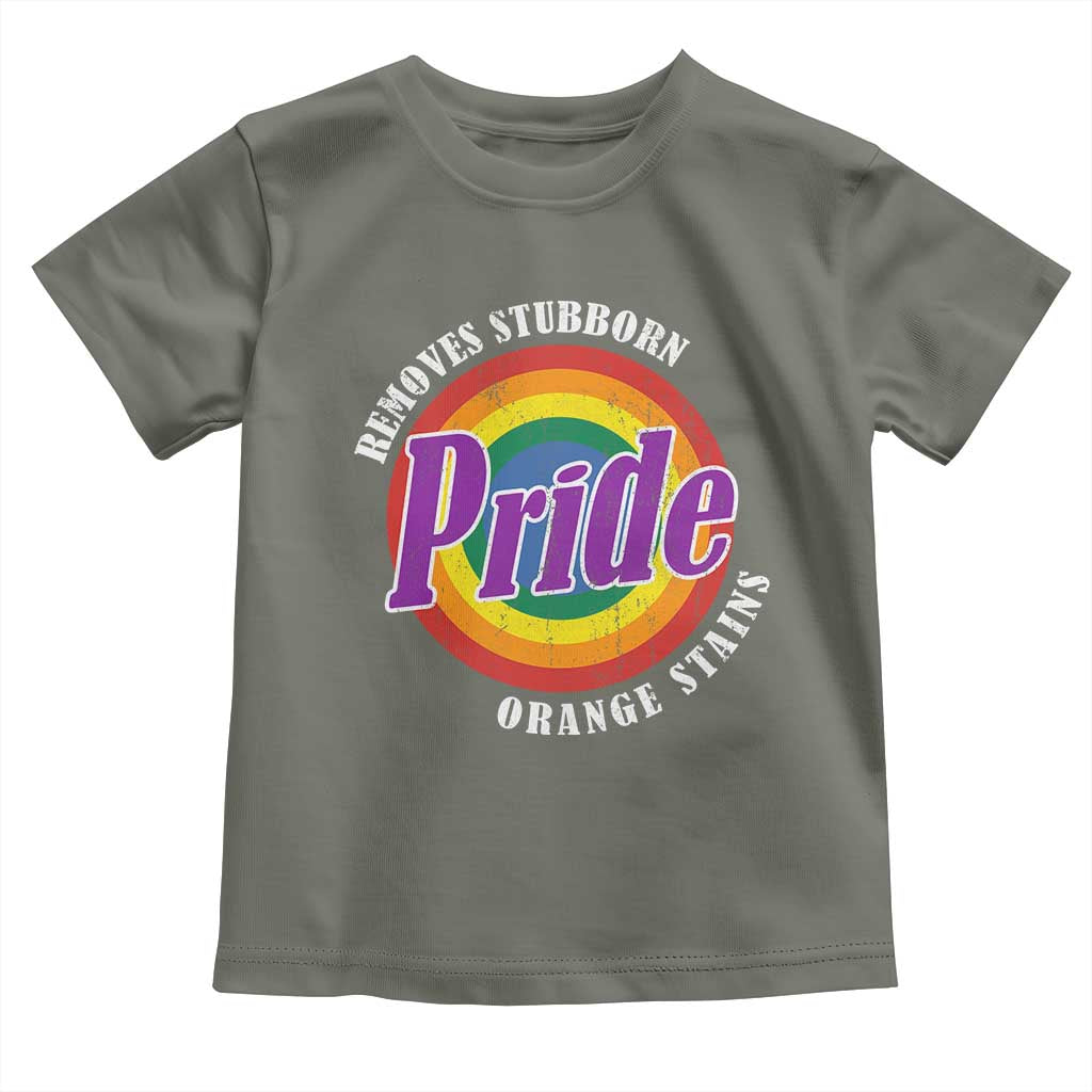 Pride Removes Stubborn Orange Stains Toddler T Shirt Pride Month LGBTQ