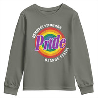 Pride Removes Stubborn Orange Stains Youth Sweatshirt Pride Month LGBTQ