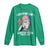 Funny 4th Of July Long Sleeve Shirt Sippin On Liber Tea Liberty Ben Franklin 1776 USA Flag - Wonder Print Shop