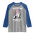 Funny 4th Of July Raglan Shirt Sippin On Liber Tea Liberty Ben Franklin 1776 USA Flag - Wonder Print Shop