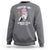 Funny 4th Of July Sweatshirt Sippin On Liber Tea Liberty Ben Franklin 1776 USA Flag - Wonder Print Shop
