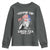 Funny 4th Of July Youth Sweatshirt Sippin On Liber Tea Liberty Ben Franklin 1776 USA Flag - Wonder Print Shop