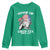 Funny 4th Of July Youth Sweatshirt Sippin On Liber Tea Liberty Ben Franklin 1776 USA Flag - Wonder Print Shop