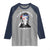 Funny 4th Of July Raglan Shirt Sippin On Liber Tea Liberty Abe Lincoln 1776 USA Flag - Wonder Print Shop