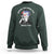 Funny 4th Of July Sweatshirt Sippin On Liber Tea Liberty Abe Lincoln 1776 USA Flag - Wonder Print Shop