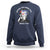 Funny 4th Of July Sweatshirt Sippin On Liber Tea Liberty Abe Lincoln 1776 USA Flag - Wonder Print Shop