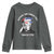 Funny 4th Of July Youth Sweatshirt Sippin On Liber Tea Liberty Abe Lincoln 1776 USA Flag - Wonder Print Shop