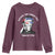 Funny 4th Of July Youth Sweatshirt Sippin On Liber Tea Liberty Abe Lincoln 1776 USA Flag - Wonder Print Shop