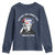 Funny 4th Of July Youth Sweatshirt Sippin On Liber Tea Liberty Abe Lincoln 1776 USA Flag - Wonder Print Shop