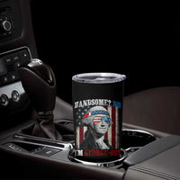 Funny 4th Of July Tumbler Cup George Washington Handsome No Georgeous - Wonder Print Shop