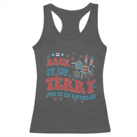 Funny 4th of July Back It Up Terry Put It In Reverse Racerback Tank Top - Wonder Print Shop