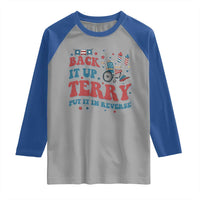 Funny 4th of July Back It Up Terry Put It In Reverse Raglan Shirt - Wonder Print Shop