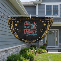 Funny 4th of July Back It Up Terry Put It In Reverse Patriotic Fan Flag