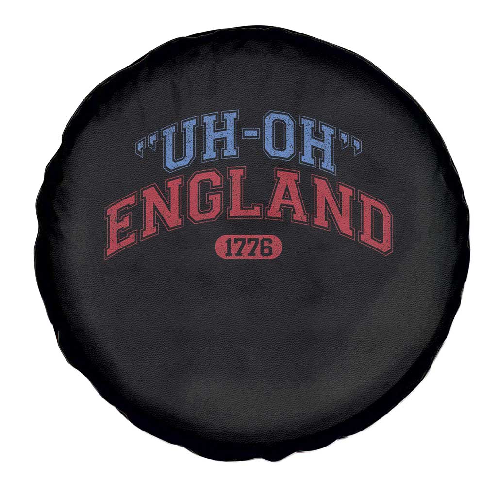 Funny 4th of July Spare Tire Cover Uh Oh England 1776 - Wonder Print Shop