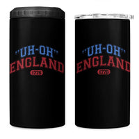 Funny 4th of July 4 in 1 Can Cooler Tumbler Uh Oh England 1776 - Wonder Print Shop