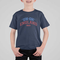 Funny 4th of July T Shirt For Kid Uh Oh England 1776 - Wonder Print Shop