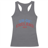 Funny 4th of July Racerback Tank Top Uh Oh England 1776 - Wonder Print Shop