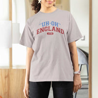 Funny 4th of July T Shirt For Women Uh Oh England 1776 - Wonder Print Shop