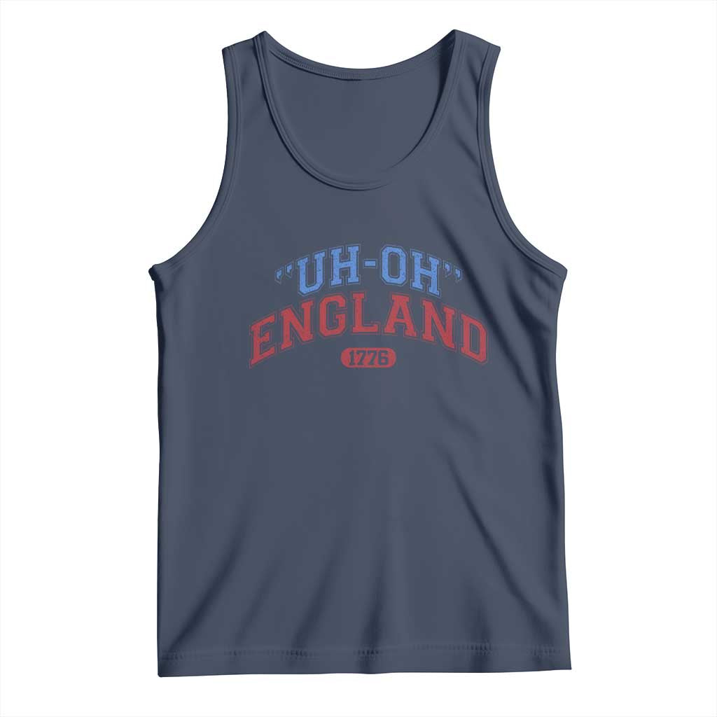 Funny 4th of July Tank Top Uh Oh England 1776 - Wonder Print Shop