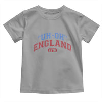 Funny 4th of July Toddler T Shirt Uh Oh England 1776 - Wonder Print Shop