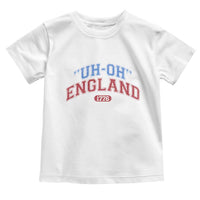 Funny 4th of July Toddler T Shirt Uh Oh England 1776 - Wonder Print Shop