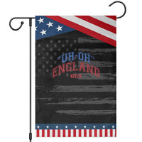 Funny 4th of July Garden Flag Uh Oh England 1776