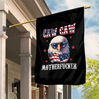 Bald Eagle Patriotic Garden Flag Caw Caw Motherfucker American Flag - Wonder Print Shop