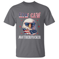Bald Eagle Patriotic T Shirt Caw Caw Motherfucker American Flag - Wonder Print Shop