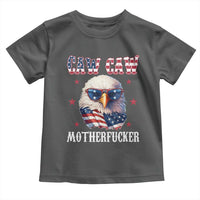 Bald Eagle Patriotic Toddler T Shirt Caw Caw Motherfucker American Flag - Wonder Print Shop