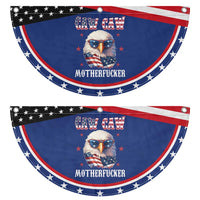 Bald Eagle Patriotic Fan Flag Caw Caw Motherfucker American Flag