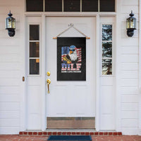 Funny Patriotic 4th Of July Garden Flag Eagle DILF Damn I Love Freedom - Wonder Print Shop