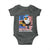 Funny Patriotic 4th Of July Baby Onesie Eagle DILF Damn I Love Freedom - Wonder Print Shop