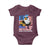 Funny Patriotic 4th Of July Baby Onesie Eagle DILF Damn I Love Freedom - Wonder Print Shop
