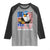 Funny Patriotic 4th Of July Raglan Shirt Eagle DILF Damn I Love Freedom - Wonder Print Shop