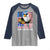 Funny Patriotic 4th Of July Raglan Shirt Eagle DILF Damn I Love Freedom - Wonder Print Shop