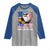Funny Patriotic 4th Of July Raglan Shirt Eagle DILF Damn I Love Freedom - Wonder Print Shop