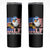 Funny Patriotic 4th Of July Skinny Tumbler Eagle DILF Damn I Love Freedom - Wonder Print Shop