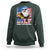 Funny Patriotic 4th Of July Sweatshirt Eagle DILF Damn I Love Freedom - Wonder Print Shop