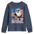 Funny Patriotic 4th Of July Youth Sweatshirt Eagle DILF Damn I Love Freedom - Wonder Print Shop